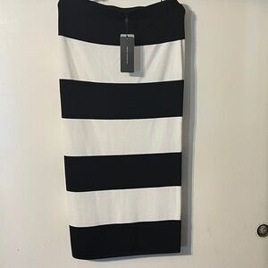 French Connection Striped Skirt